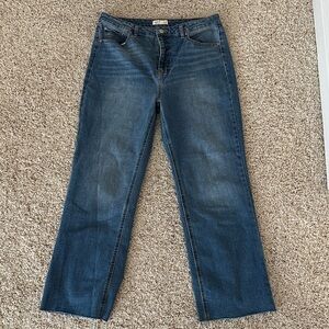 OAT New York High Rise Wide Leg Women's Jeans NWOT 12